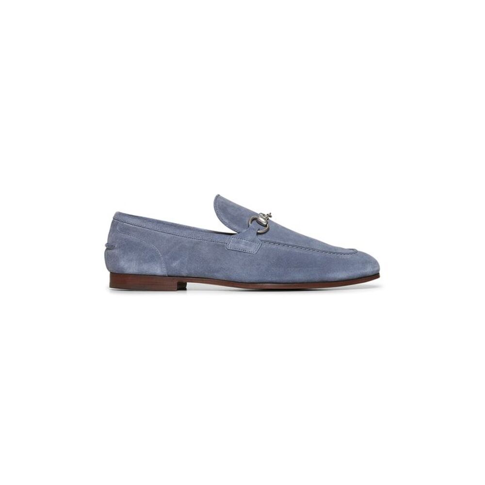 Gucci Men Dark Grey Gucci Jordaan Loafers